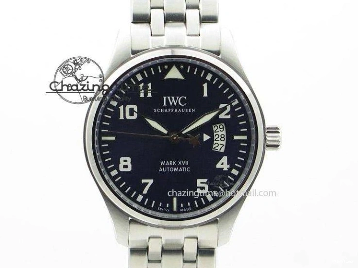 MIROTIME 0130 Big Pilot IW329701 M+F 1:1 Best Edition Black Dial on Brown Leather Strap MY RelaxedFit 7005